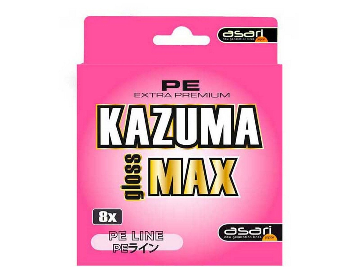 Trançado Kazuma Gloss Max 300 M Rosa 0.080 Mmasari