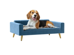 Cama para Cães Pequenos, Lavável, Redonda, Almofada, 55x55x14cm, Cinza