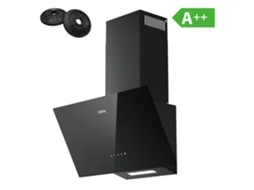 Exaustor Ciarra De Parede 60cm 350m³/h A++ Recirculação Com Filtros De Carvão (2 Peças) Preto Awb6750c
