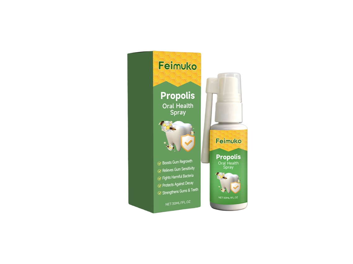 LAXISCREED: Spray Bucal Própolis Feimuko Pro Diário, Cuidado Natural para Dentes e Gengivas