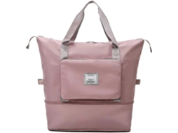 Mala De Viagem Dobrável, Portátil, De Grande Capacidade, Em Tecido Oxford Impermeável, Leve, Ideal Para Compras, Academia E Esportes (roxo Escuro).