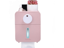 Suporte de Papel Higiénico XGF Rosa