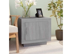 Vidaxl Mesa De Centro 51x50x45 Cm Derivados De Madeira Cinzento Sonoma