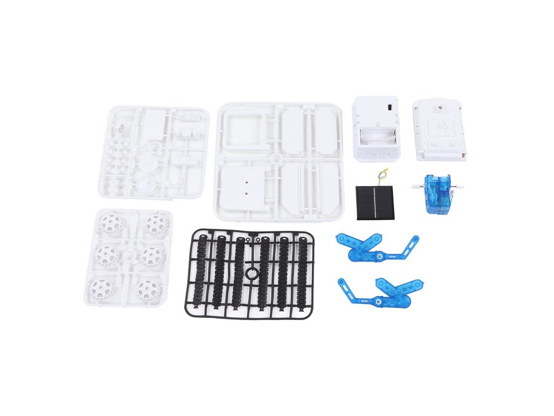 Mali kit de Montagem Diy Carro Espacial Solar com Tração em Quatro Pneus Brinquedo Educacional Científico