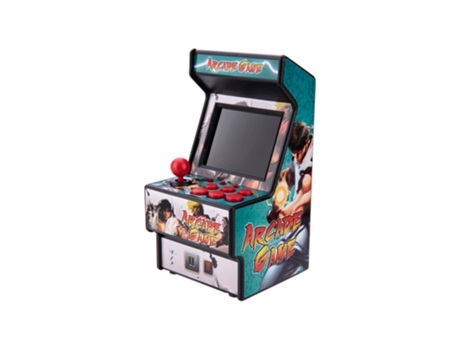 Mini Terminal de Arcada de Aspeto Retro de 156 Jogos Modelo 1 Multicor TECHKIDZ