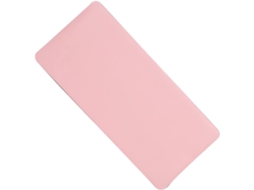 Lurelia Tapete De Rato Ergonómico Com Apoio De Pulso Em Pvc, Cor Rosa, Base Antiderrapante