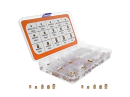 Kit Com 300 Porcas De Inserção Serrilhadas Latão Pretyzoom, Rosca