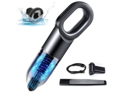 Lurelia Aspirador Portátil Sem Fios Para Carro, 5000 Pa, 7000 Pa, 2000 Mah, Usb, Preto