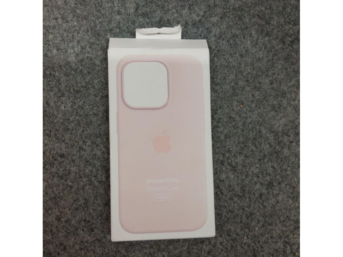 Capa APPLE iPhone 15 Pro Silicone Case (Outlet Caixa Aberta - Rosa Claro)