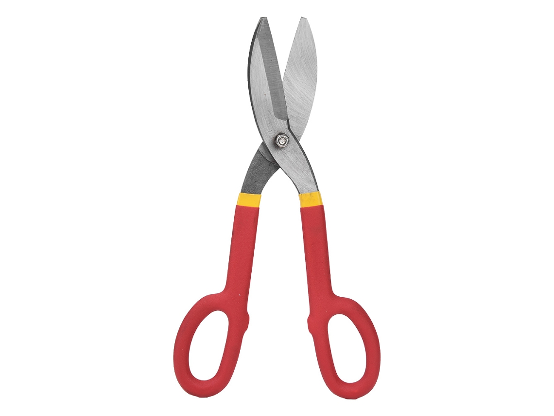 Tesoura De Corte De Ferro Profissional Em Aço De Alto Carbono American Tin Snips 12 Polegadas