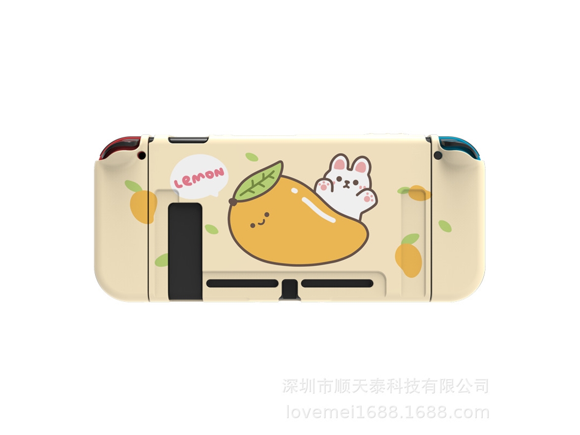 Capa Protetora Encaixável para Nintendo Switch, Capa Fina e Fofa de Tpu Macio para Console Ns e Controles Joy con BRILVIBERA