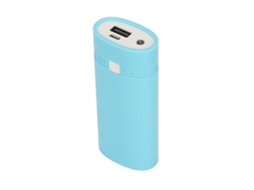 Aetheria caixa Diy Power Bank 2x18650 Carregador Usb Bateria Shell para Smartphone Azul