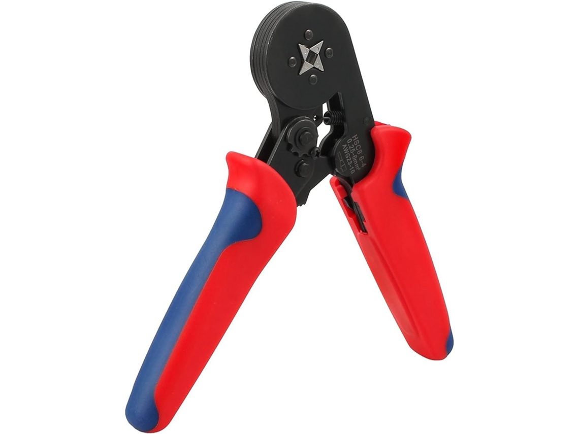 Alicate de Crimpagem com Catraca Autoajustável para Fios de 0,25 a 6 Mm² AQUAFORGE