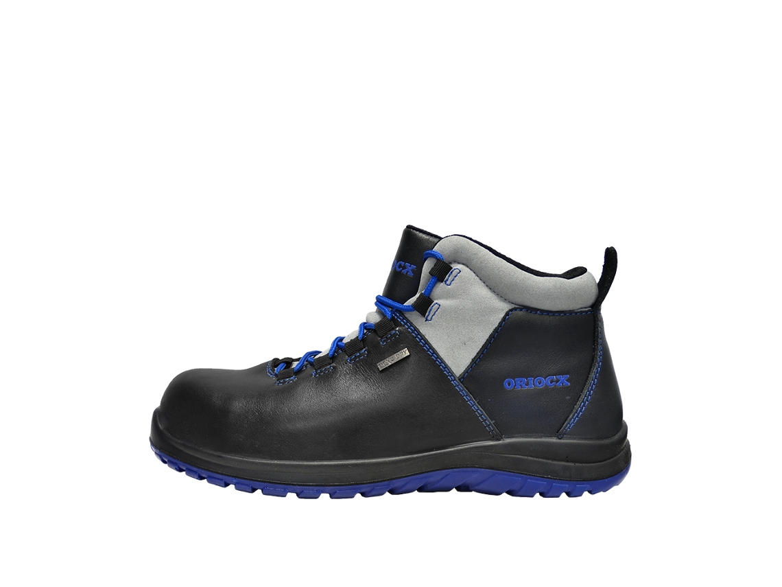 Bota de Segurança ORIOCX Ledesma S3 (Negra -Couro de grão -46)