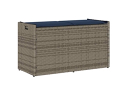 Outdoor Storage Bench, Outdoor Storage Benches Vidaxl Cinzeto Rattan / Vime (n/a)
