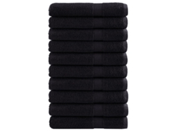 Vidaxl Toalhas De Sauna Premium Solund 10 Pcs 80x200 Cm 600 Gsm Preto