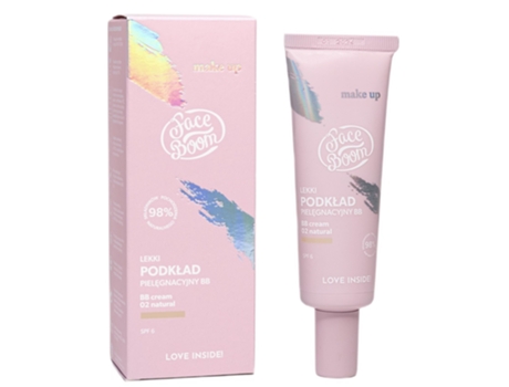 Bb Cream 02 Natural, Lightweight Coverage, 30g Face Boom