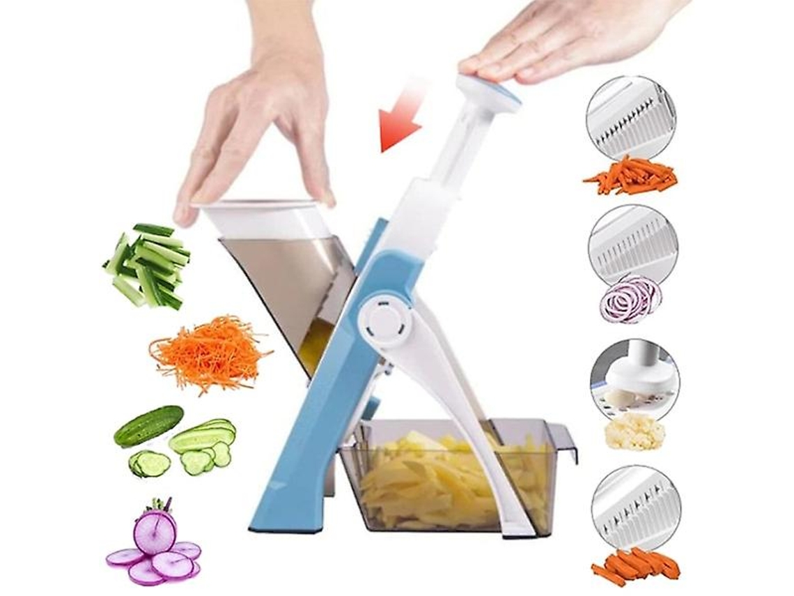 Lurelia Mandolina Multifuncional Ajustável, Para Legumes