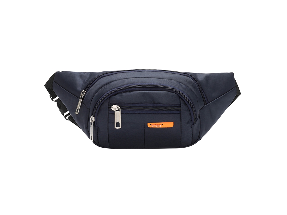 Bolsa de cintura impermeável, grande capacidade, ajustável, para hiking, corrida, treino ao ar livre | S/MARCA