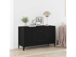 Vidaxl Buffet Carvalho Preto 100 X 36 X 60 Cm Madeira Processada