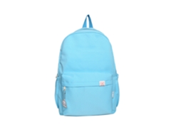 Mochila de Estudante de Grande Capacidade Mochila de Cor Sólida para Rapariga Estação Escolar