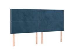 Headboard, Headboards Vidaxl Azul Veludo (200 Cm)