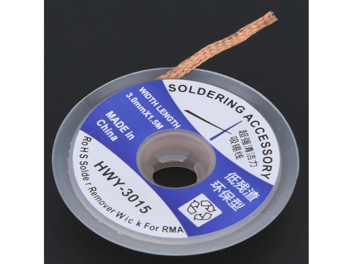 Laxiscreed Fita De Solda Para Remover Solder E Facilitar Dessoldagem, Ferramenta Profissional