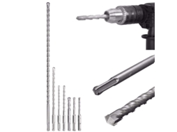 Conjunto de 7 Brocas para Furadeira Impacto com Encaixe SDS Plus 6-12 Peças
