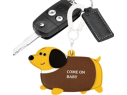 Lurelia Porta-cartões Portátil Com Clipe Com Cordão Em Couro Pu Dourado Para Escritório E Escola