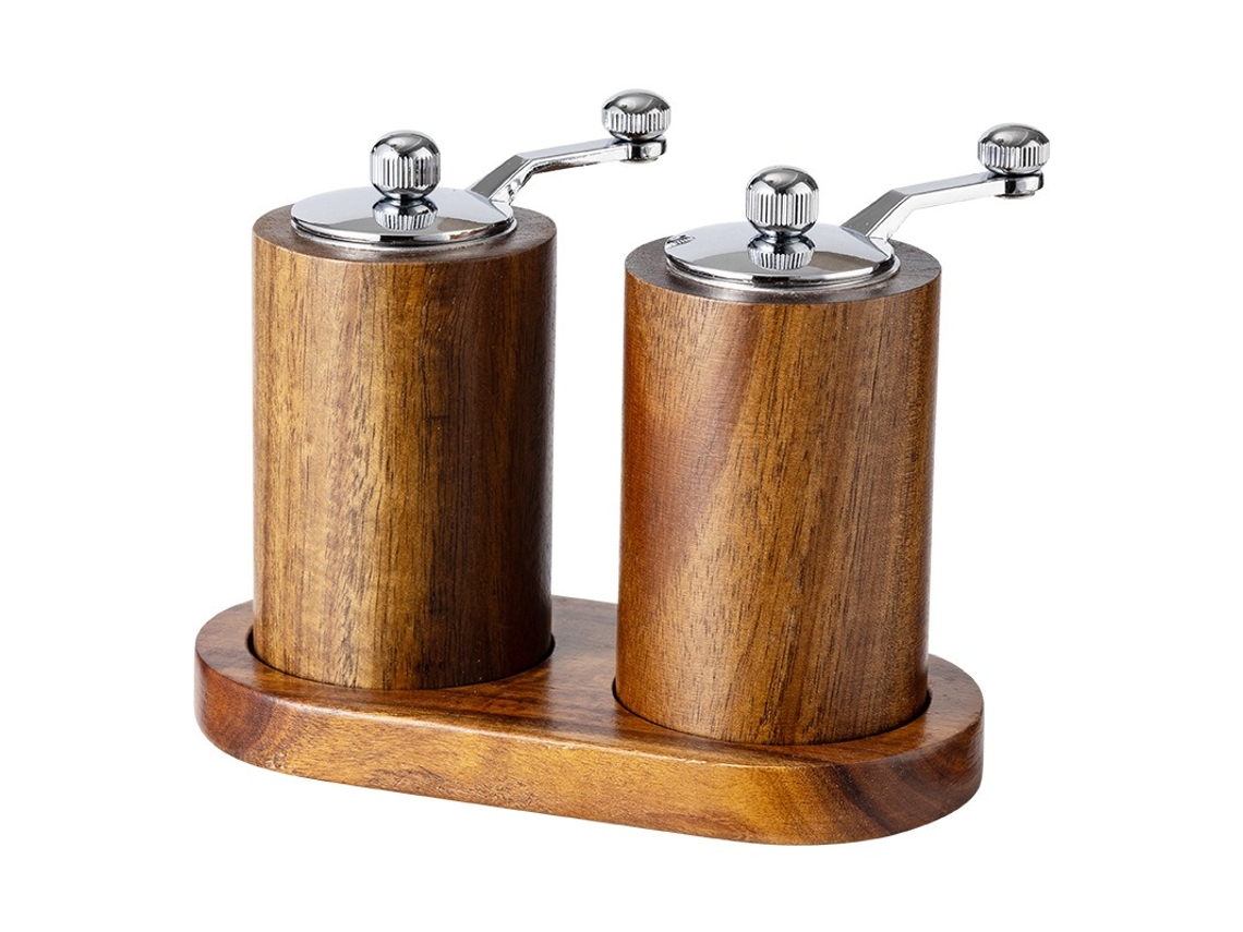 Conjunto de Moedores elétricos AQUAFORGE automáticos, com base de carregamento e luz LED