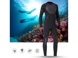 Combinação de Plongée Élastique 3mm para Homens e Mulheres, Preto para Homens Longos com Proteção SFUSHOS