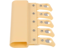 Régua de caligrafia em plástico amarelo, resistente ao desgaste, EA Quedas, ferramenta educacional portátil para
