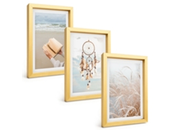 Composição De Quadros Paisagens Tranquilas De Verão, Boho Espelharte (3 Peças 20x30 Cm)
