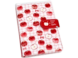 Caderno SFUSHOS de couro sintético, 6 argolas, resistente
