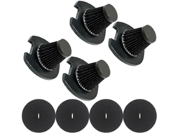 Kit Com 4 Filtros De Reposição Para Aspirador Pó Vertical Fio 3 Em 1