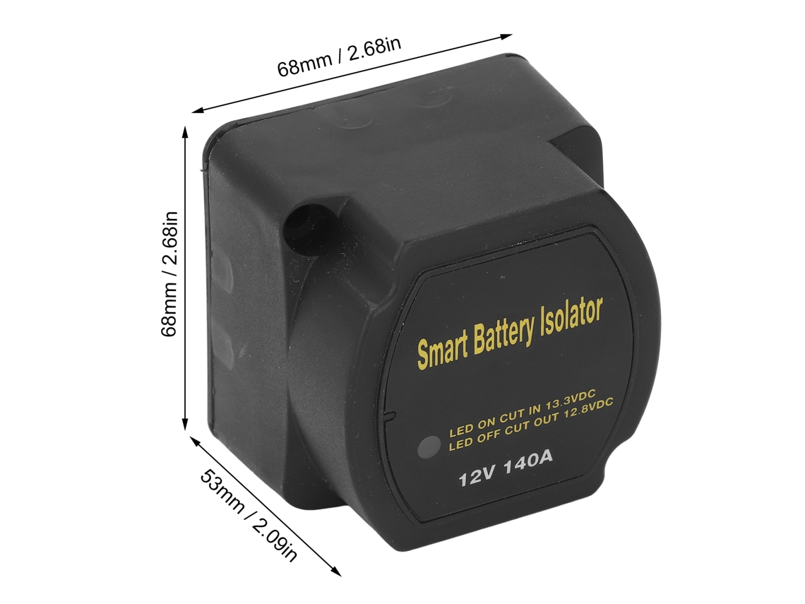 Kit De Isolador De Bateria Dupla Laxiscreed Com Deteção Inteligente De Voltagem 12v Para Automóveis