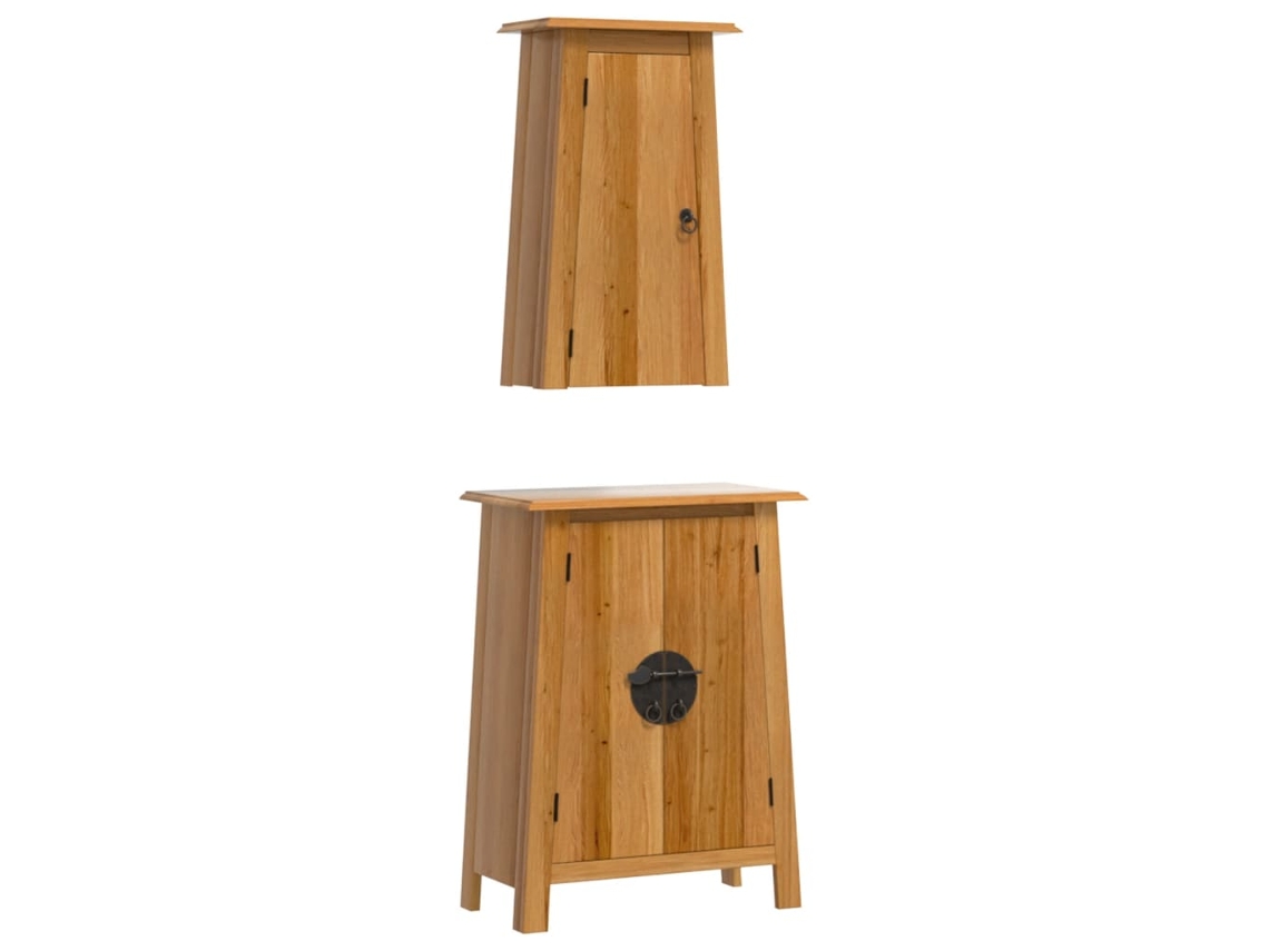 Bathroom Furniture Set, Bathroom Furniture Sets Vidaxl Marrom Madeira De Pinho (n/a)
