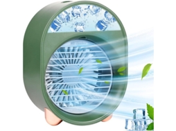 Ar Condicionado Portátil, Cooler de Ar Pessoal, Mini Cooler com 3 Modos e Luz Noturna