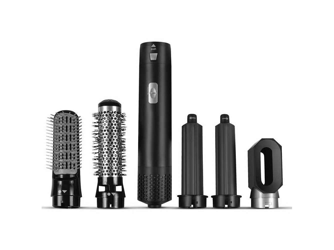 Pente de Ar Quente 5 em 1 Ferramenta Automática para Modelagem de Cabelo Alisador com Dupla Função Padrão Americano Ut STELASPLEN