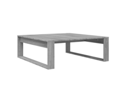 Coffee Table, Coffee Tables Vidaxl Cinzeto Madeira Processada (100 X 100 Cm)