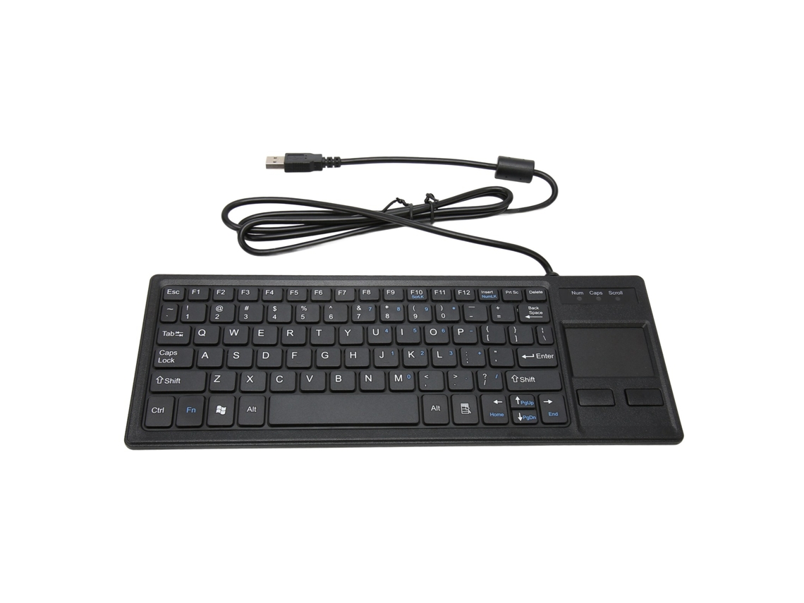 Teclado Com Touchpad Wired Ultra Fino Compacto