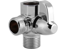 Válvula Desviadora Para Braço De Chuveiro Em Latão, Desviador De Chuveiro Reforçado Com Adaptador De Válvula T G1/2"