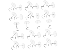 Cabilock Conjunto De 50-tachas Espirais Transparentes Para Saias Móveis E Estofados, Tachas Espirais Para Sofás E