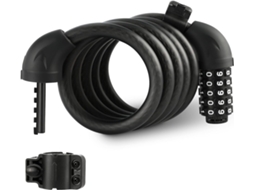 Lurelia Cadeado Bicicleta, Antirroubo, Código, Chave, 150 Cmx12mm, 150cm