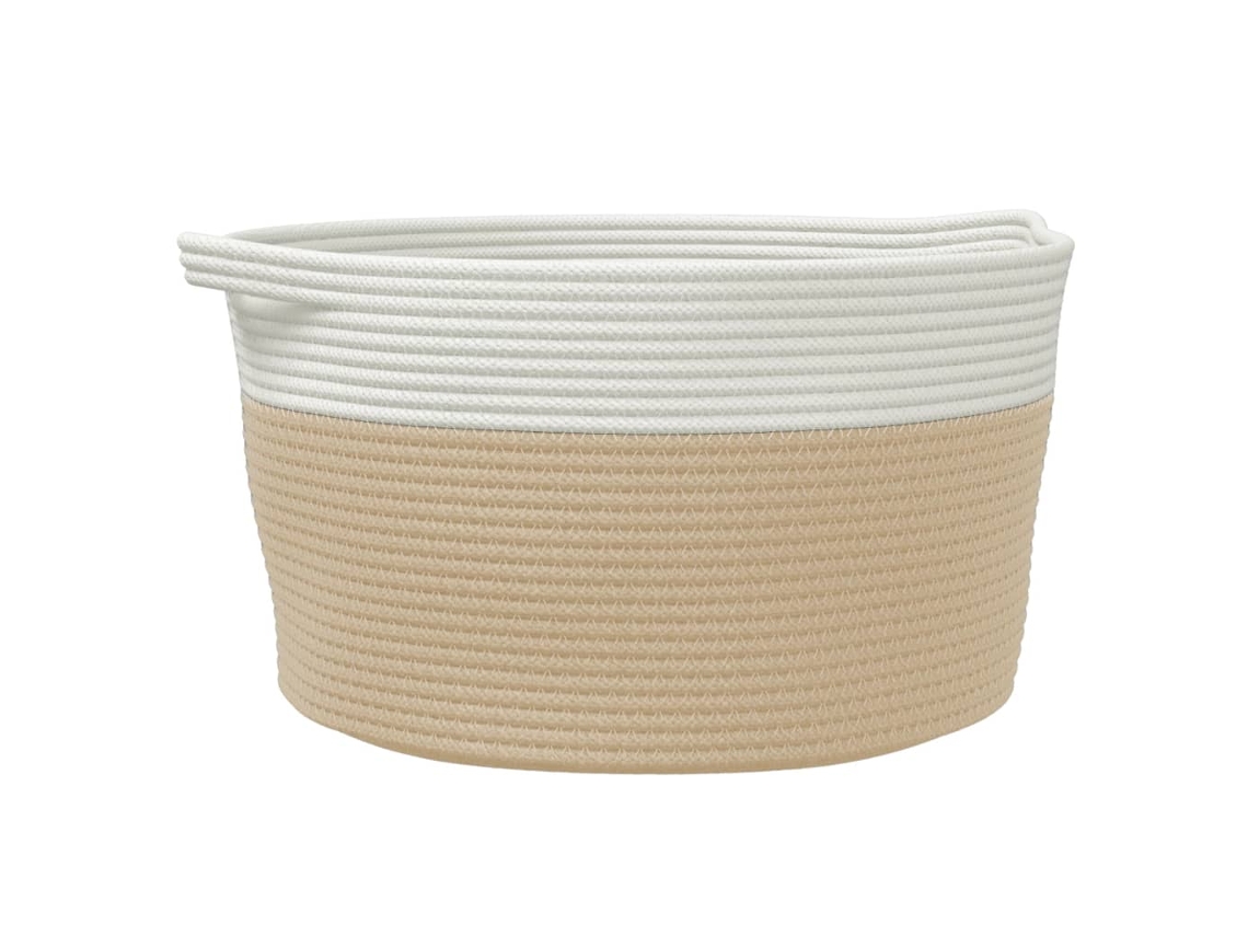 Storage Basket, Storage Baskets Vidaxl Multicolor Algodão (40 X 25 Cm)