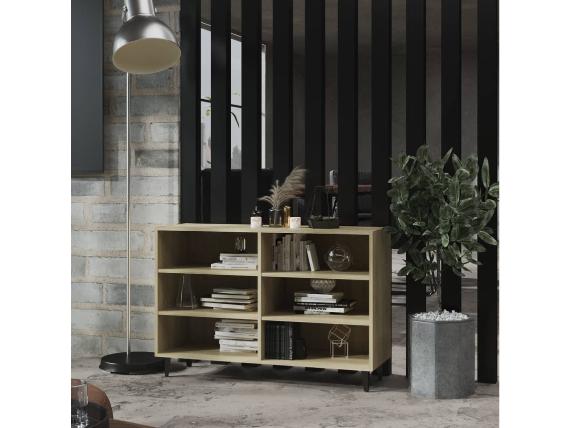 Aparador 103,5x35x70 cm Derivados de madera de roble Sonoma