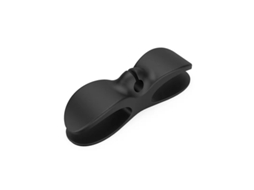 Conjunto De 4 Peças Organizador Cabos Silicone Com Clipe Para Enrolar