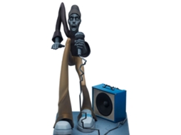 Figura de Hip Hop em Resina 20x12x12cm Escultura