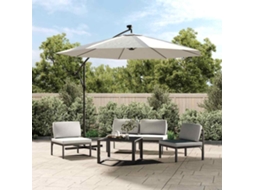 Vidaxl Tecido Substituição P/ Guarda-sol Cantilever 300cm Branco Areia