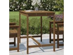 Vidaxl Mesa De Jardim 121x82,5x110 Cm Pinho Maciço Castanho-mel